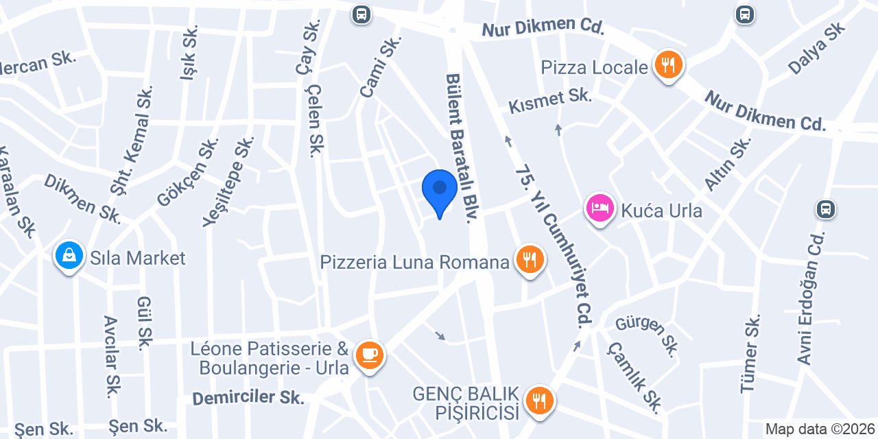 Dt. Muine Çolakoğlu konumu
