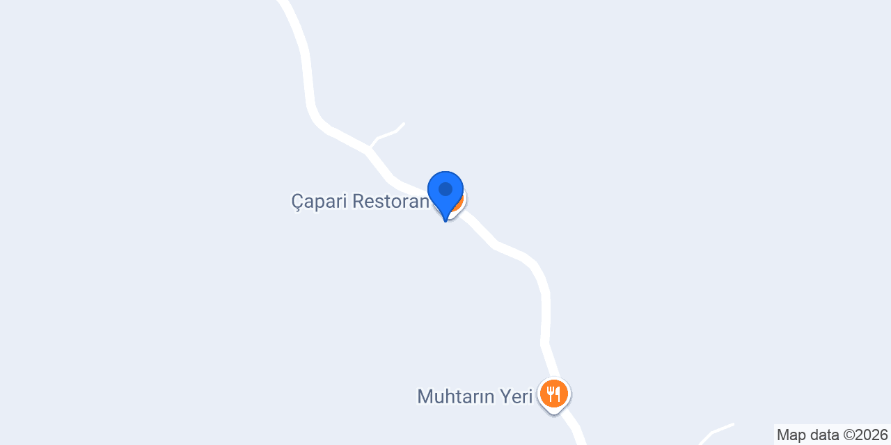 Çapari Restoran konumu