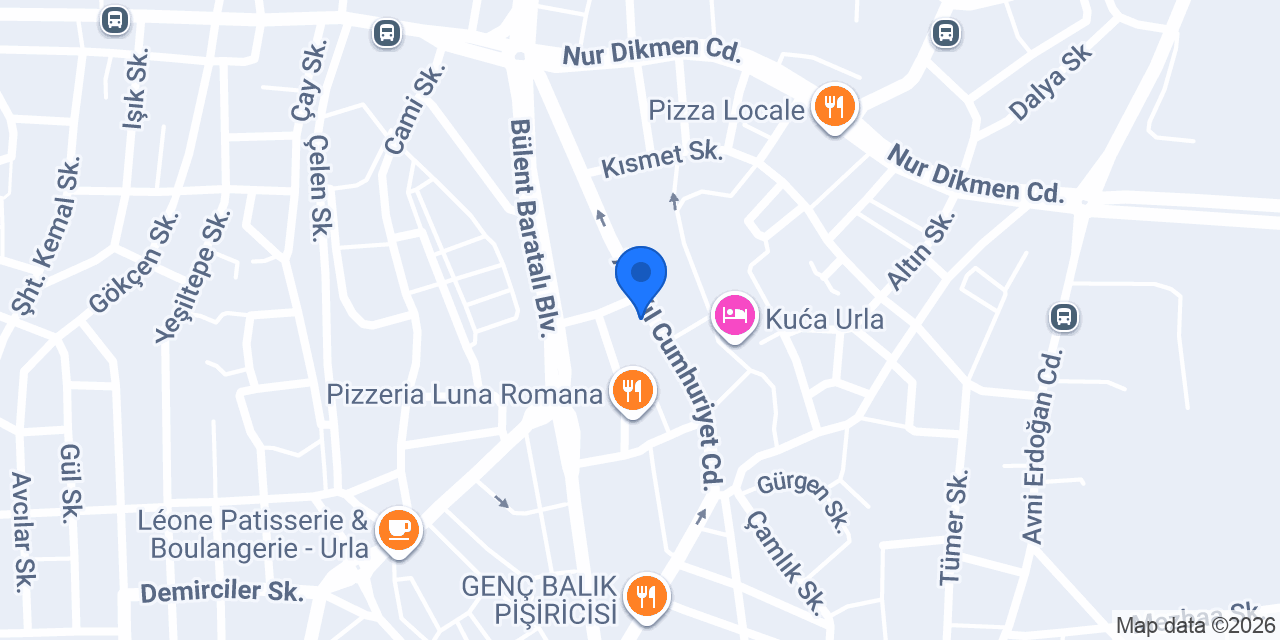Turkuaz Bayan Kuaförü konumu