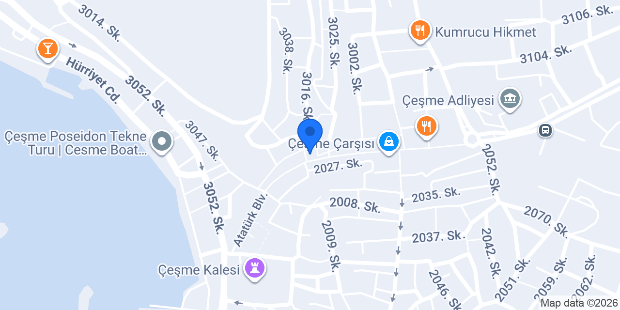 Çeşme Turşu Evi konumu
