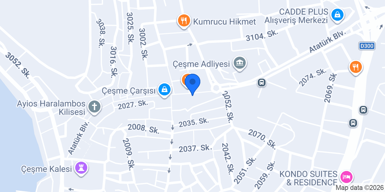 Gören Otel konumu