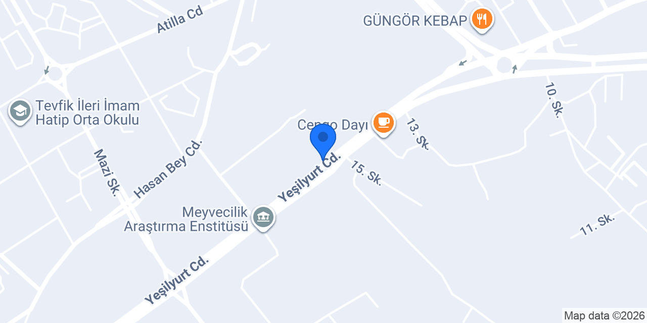 Topgül Makina konumu