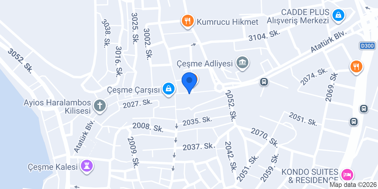 ÇEŞME KIRTASİYE konumu