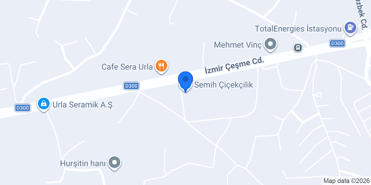 Semih Çiçekçilik konumu