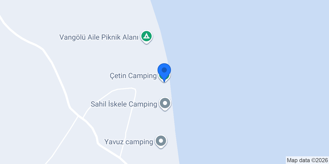 Çetin Camping konumu
