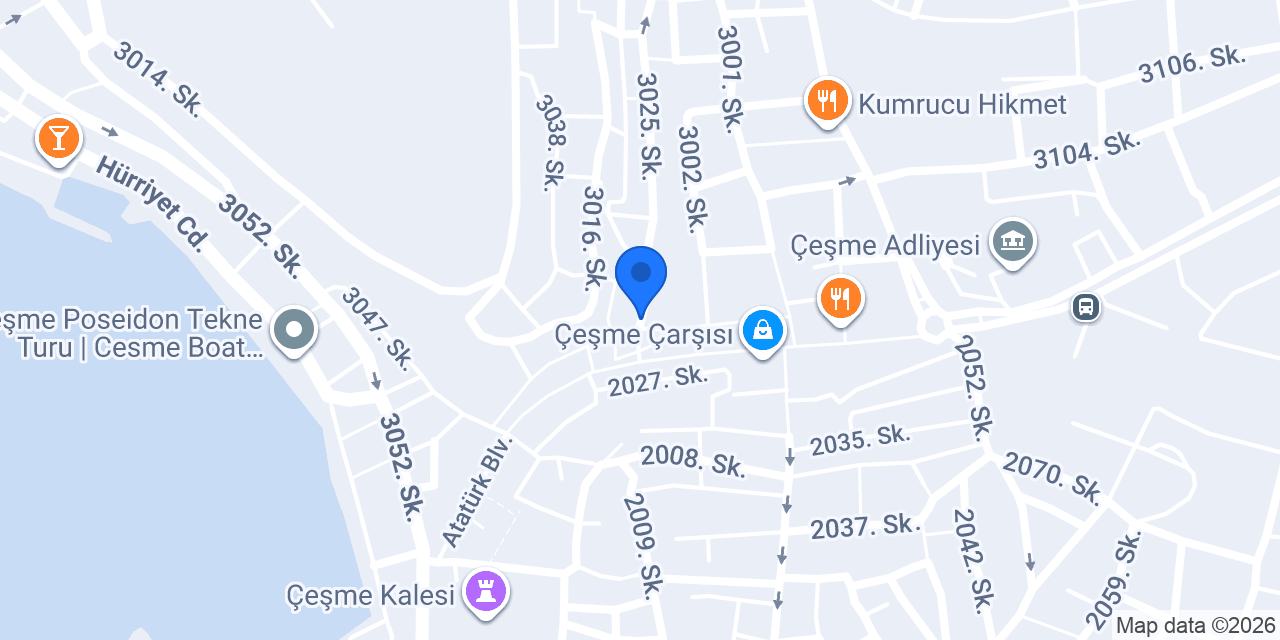 gurmes kebap çeşme konumu