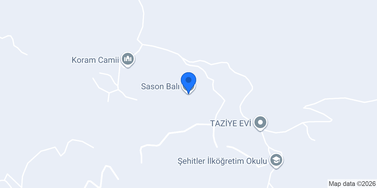 Sason Balı konumu