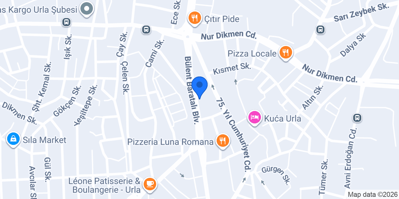 Dusty Erkek Kuaförü konumu