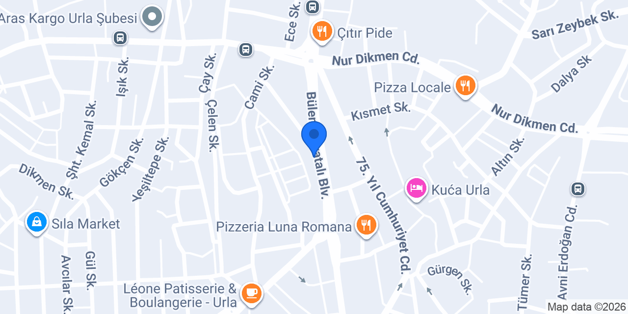 Firuze Urla konumu
