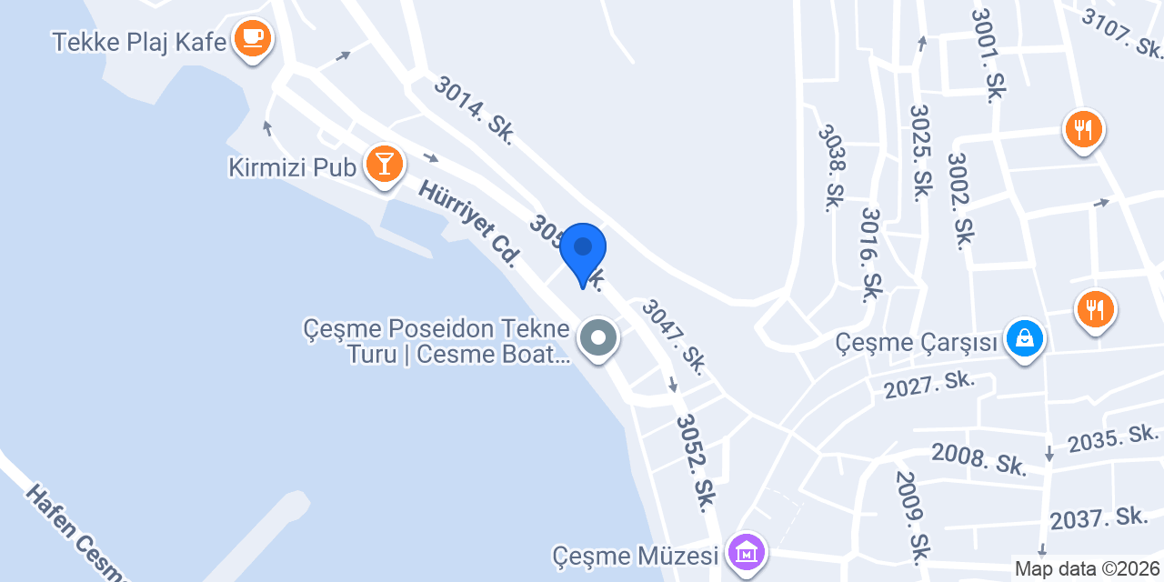 Çeşme Escort Bayan konumu