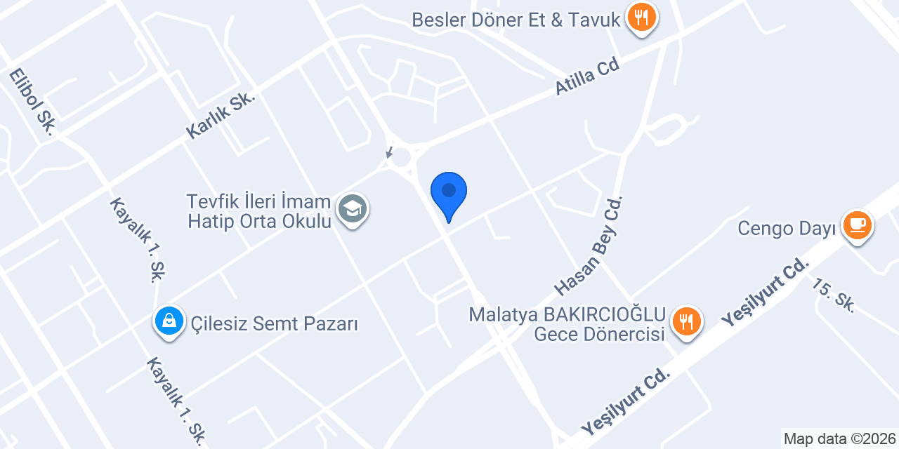 İnci Şarküteri konumu