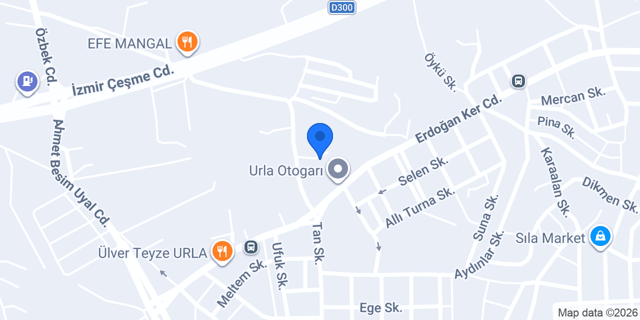 VARAN TURİZM URLA konumu