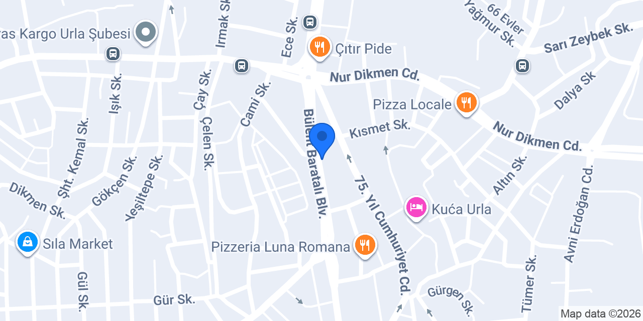 Urla 35 Sürücü Kursu konumu