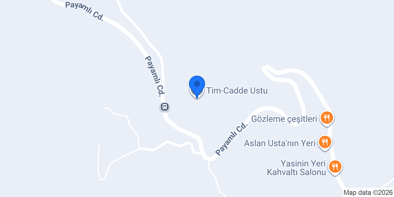 Tim-Cadde Ustu konumu