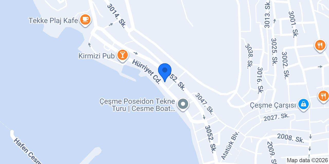 Ottomans midye kokoreç. Çeşme konumu