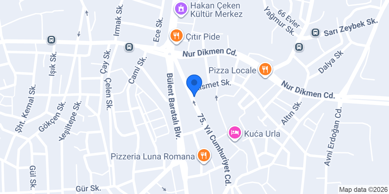 Kovada Midye Urla konumu