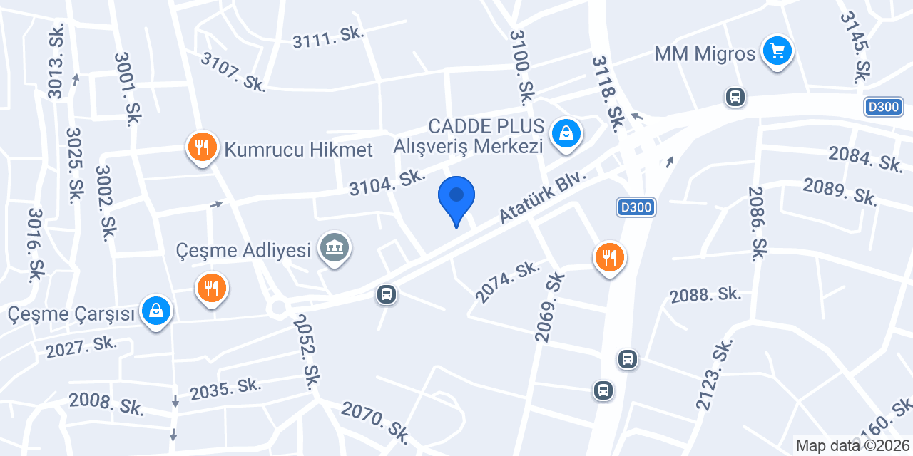 Karadede Otel konumu