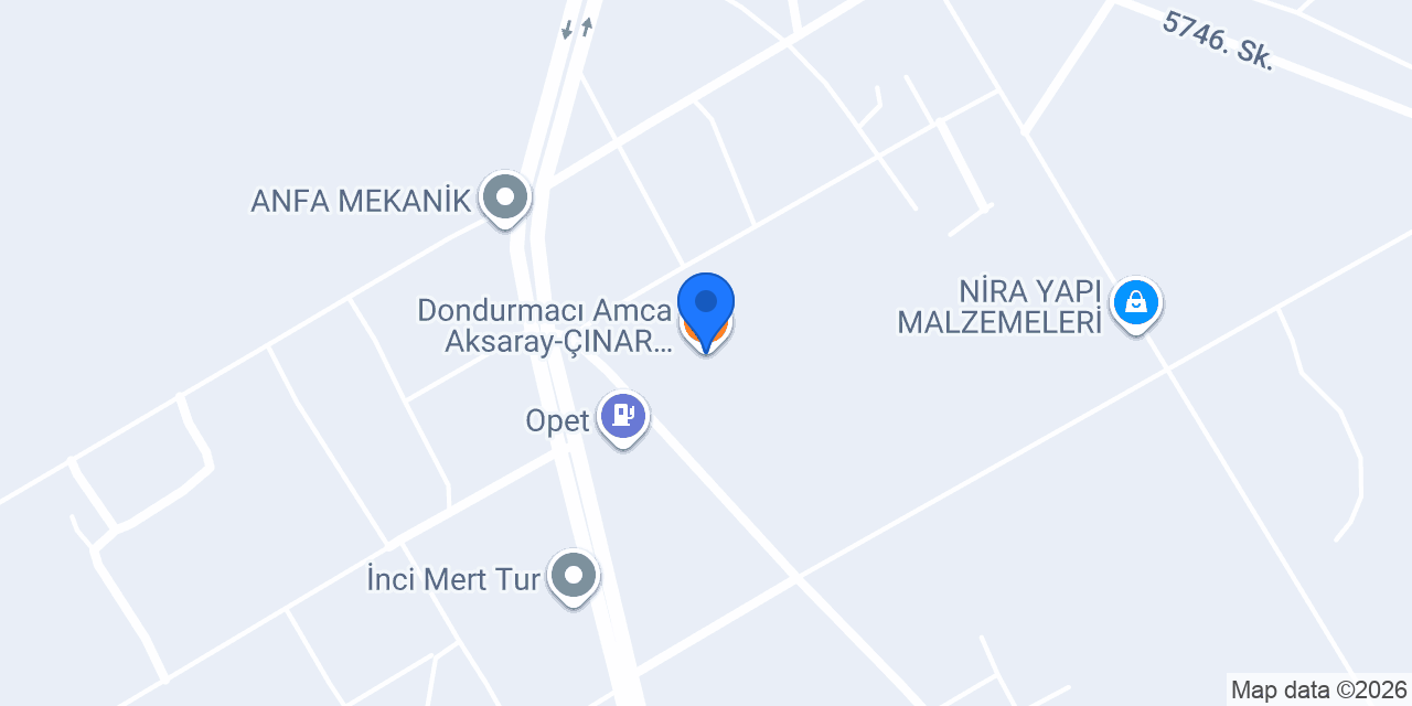 Dondurmacı Amca Aksaray-ÇINAR TICARET konumu