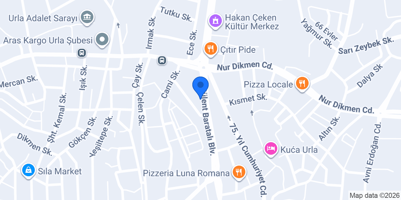 Royal Uluslararası Çiçekçilik konumu
