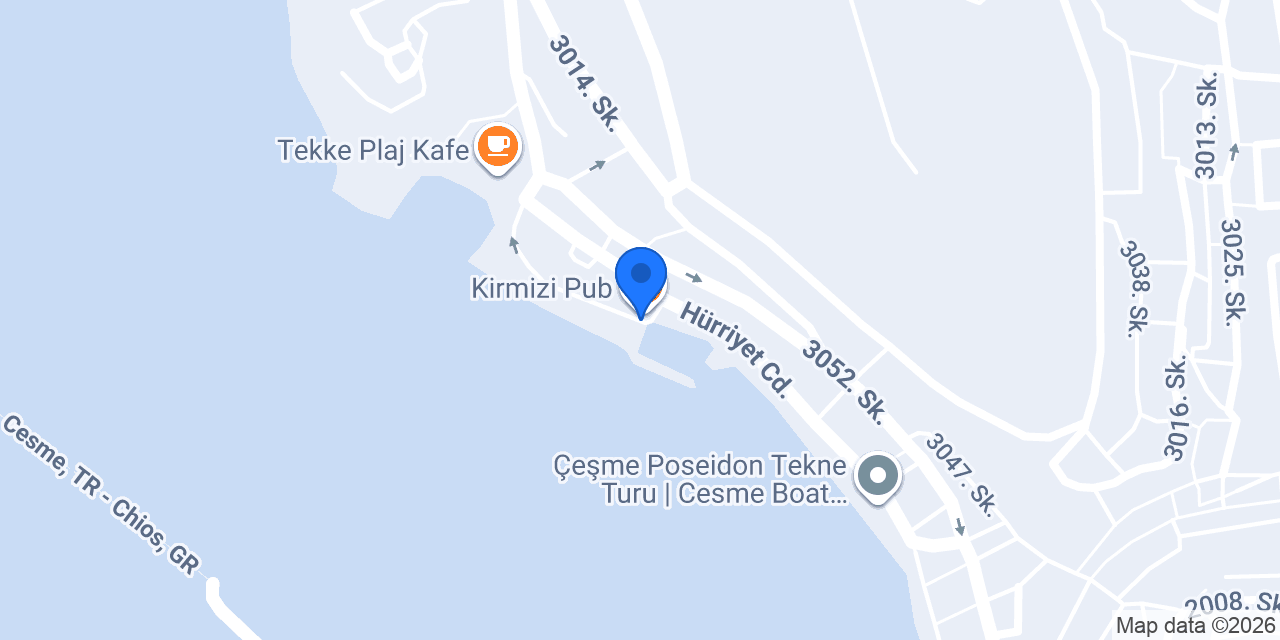 Kirmizi Pub konumu