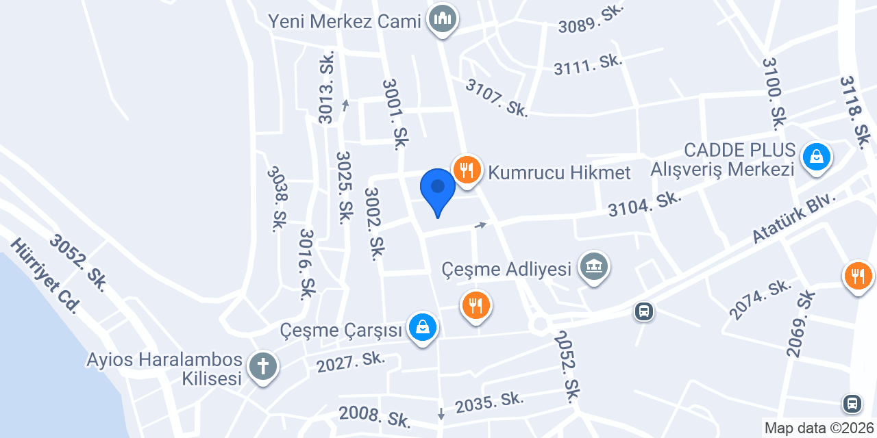 Çeşme Hediyelik konumu