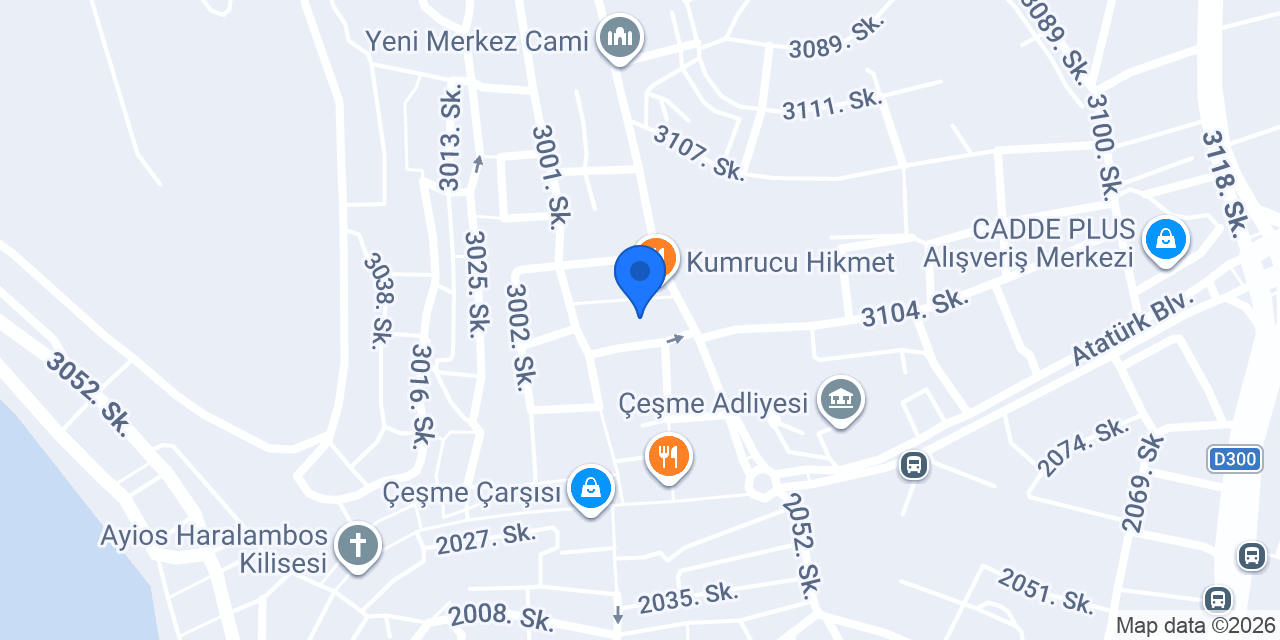 Bora Akbaykal - Çeşme Diş Hekimi konumu