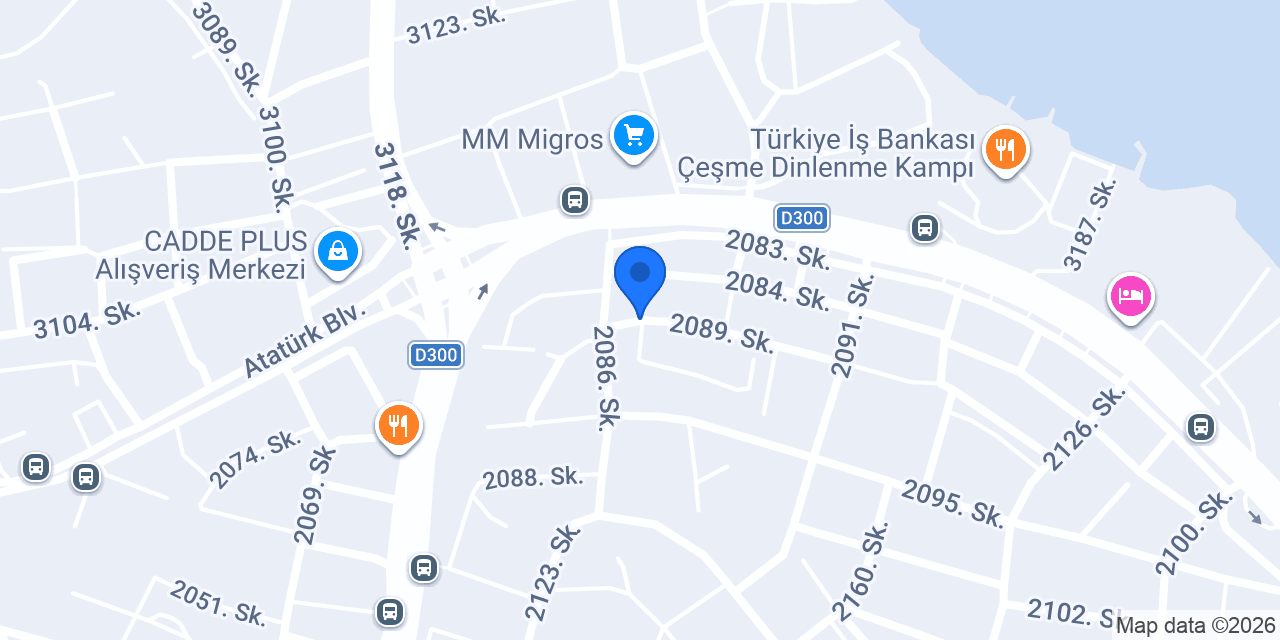 Mirsad Travel Çeşme Transfer konumu