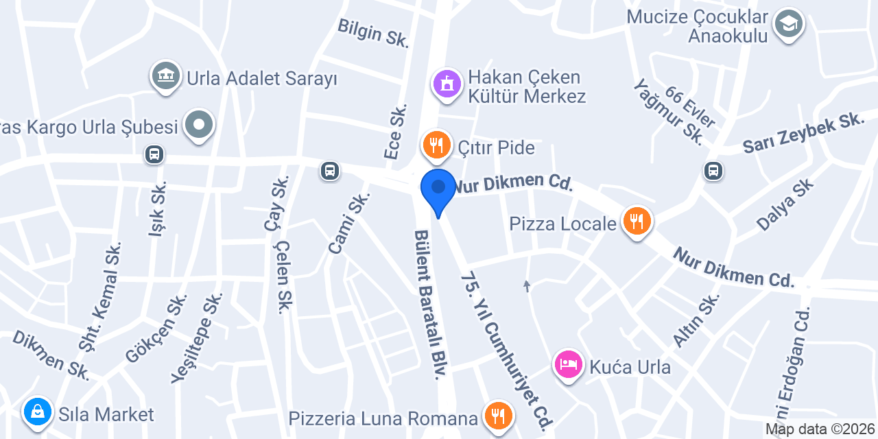 Maydonoz Döner Urla konumu