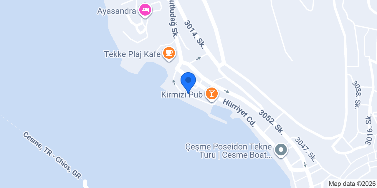 ÇEŞME EVA OTEL konumu