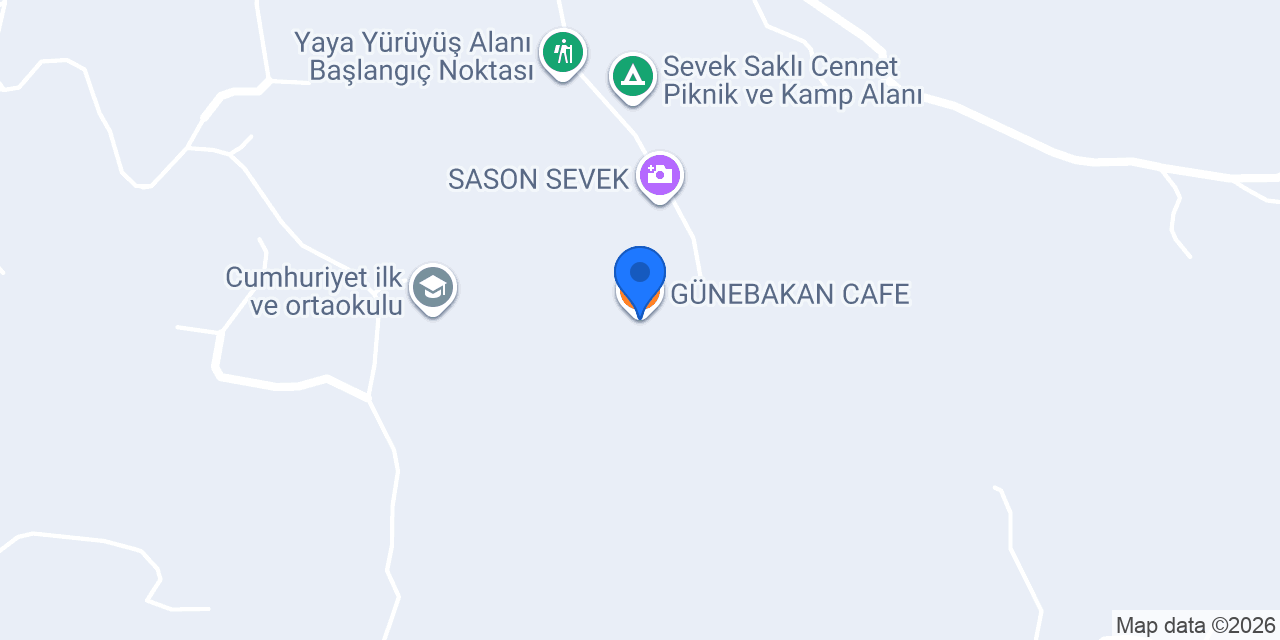 GÜNEBAKAN CAFE konumu