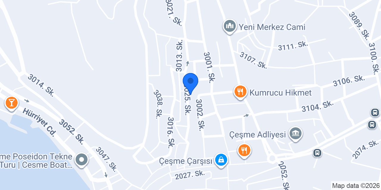 Alaçatı tatil konumu