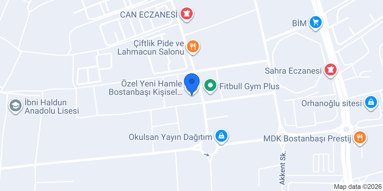 Özel Yeni Hamle Bostanbaşı Kişisel Gelişim Kursu konumu