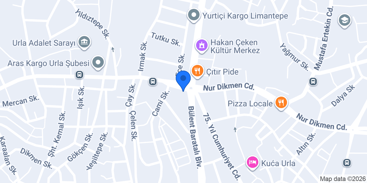 URLAM EMLAK konumu