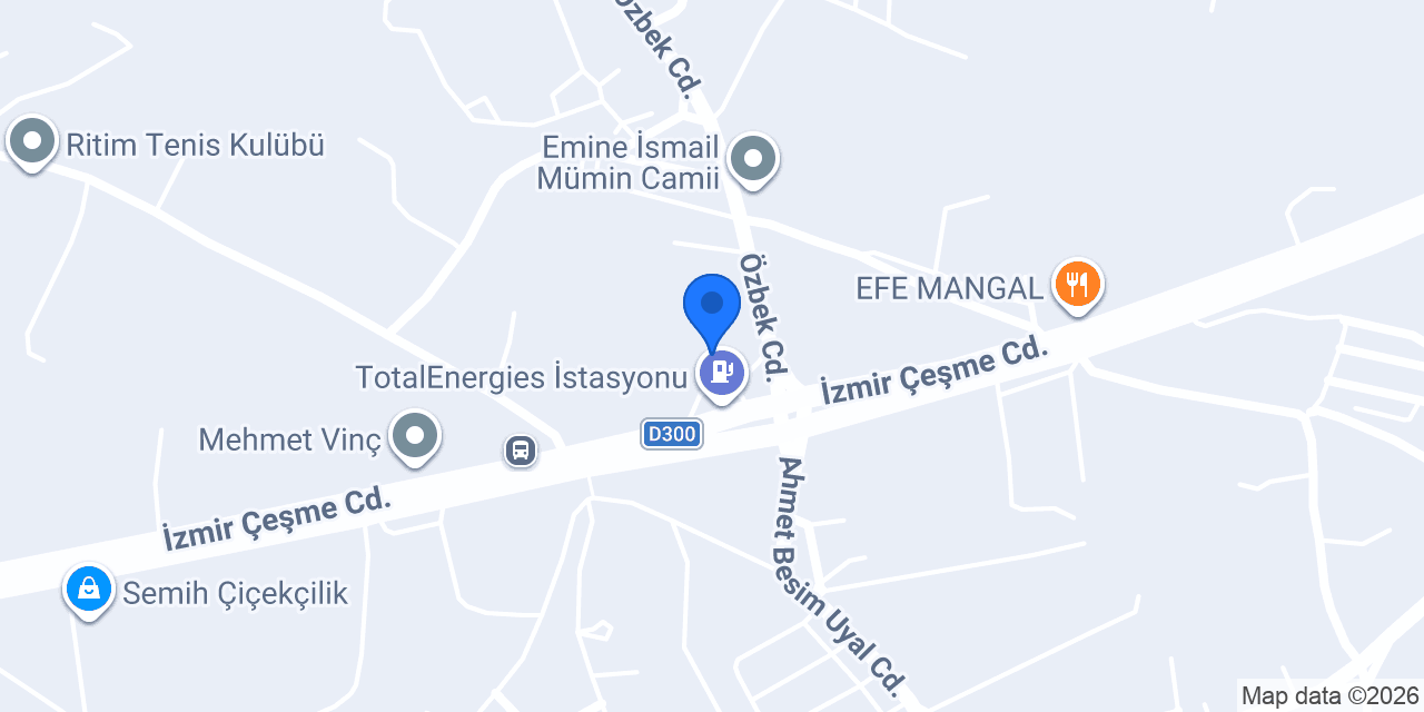 Ege Ünal Çiçekçilik konumu