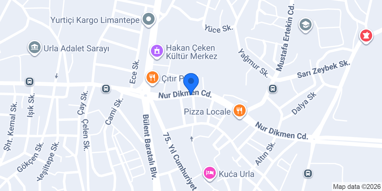 Urla Stadı konumu