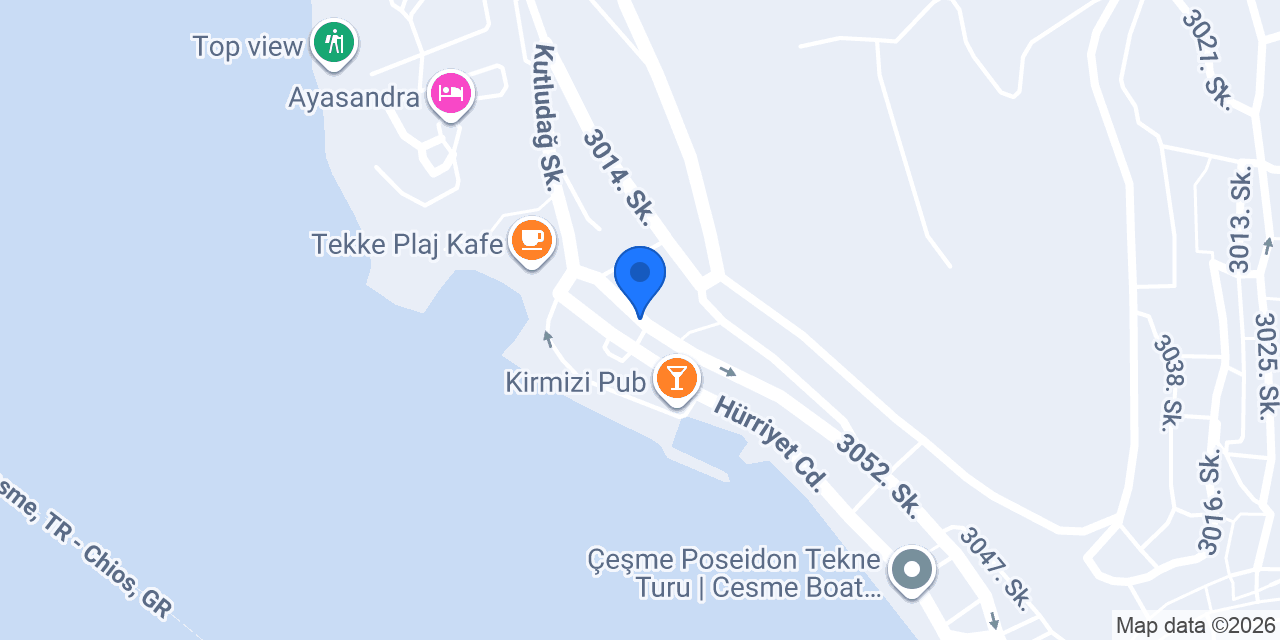 Pasifik Restoran konumu