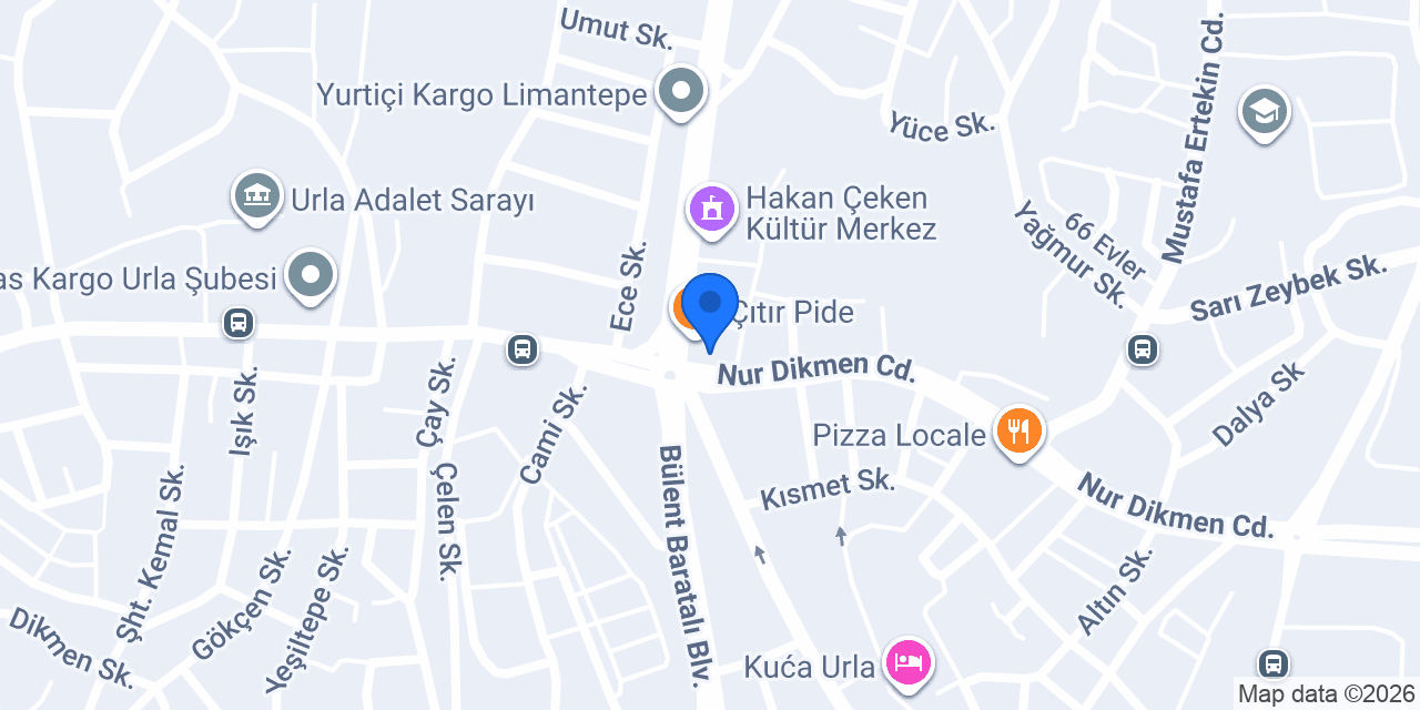 Bernis Çiçekçilik konumu