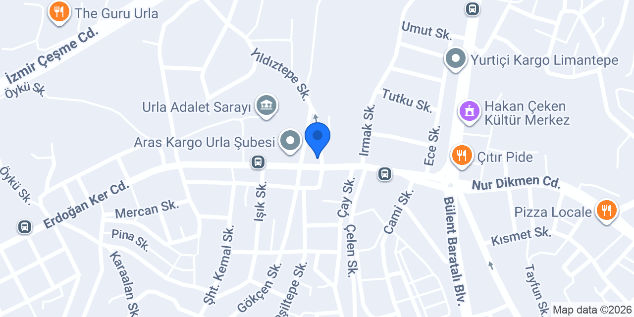 Urla Tabelacı Reklam Ajansı konumu