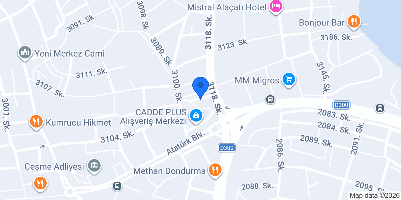 Deniz Oto Kuaför konumu