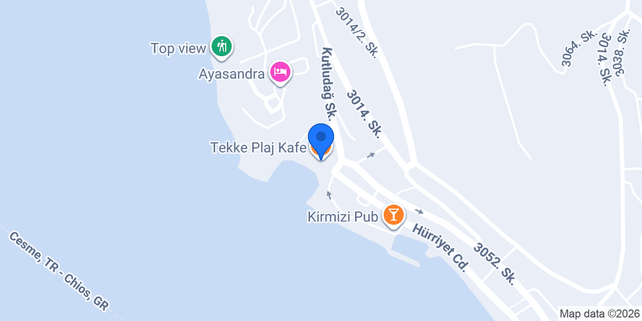 Tekke Plaj Kafe konumu