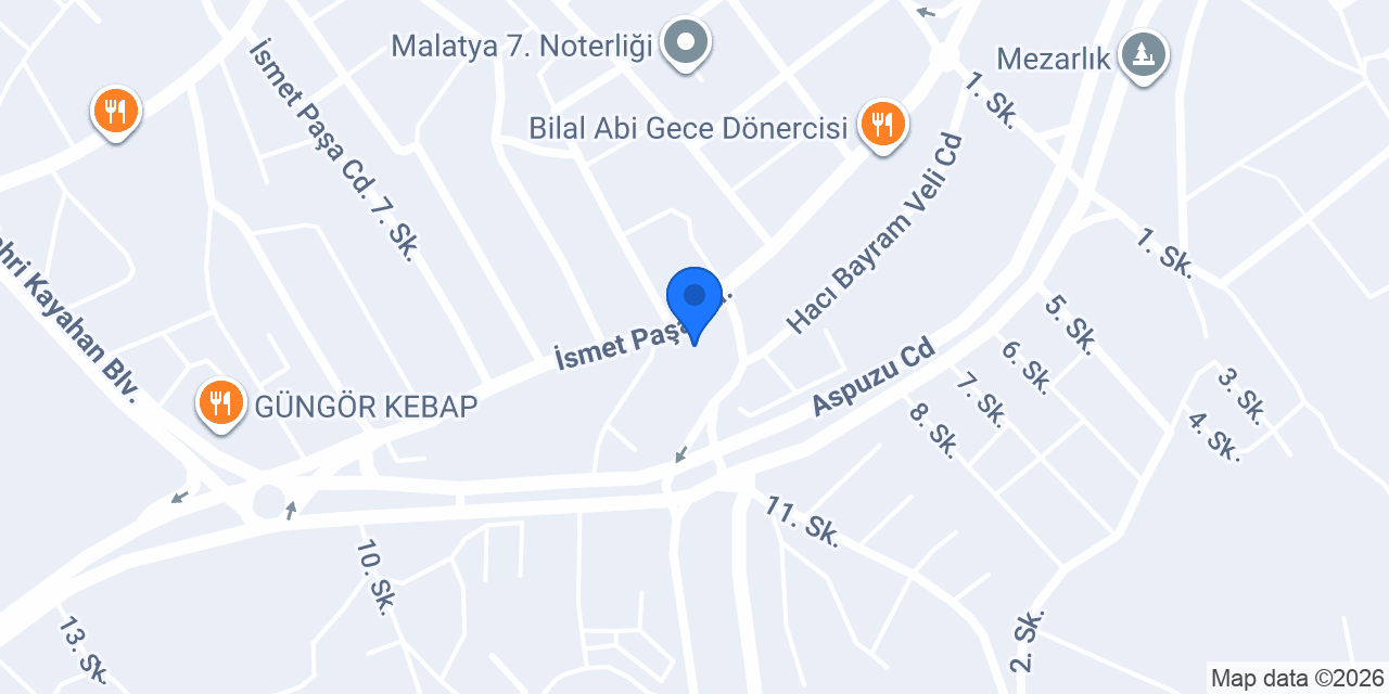VADİ HALI MALATYA konumu