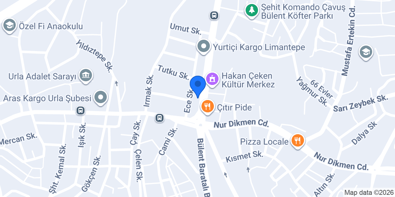 Erdemir Elektrik Urla konumu