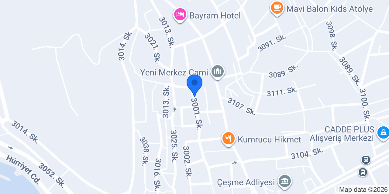 Zeytin Apart Otel konumu
