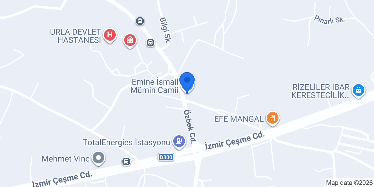 Urla Ata Optik konumu