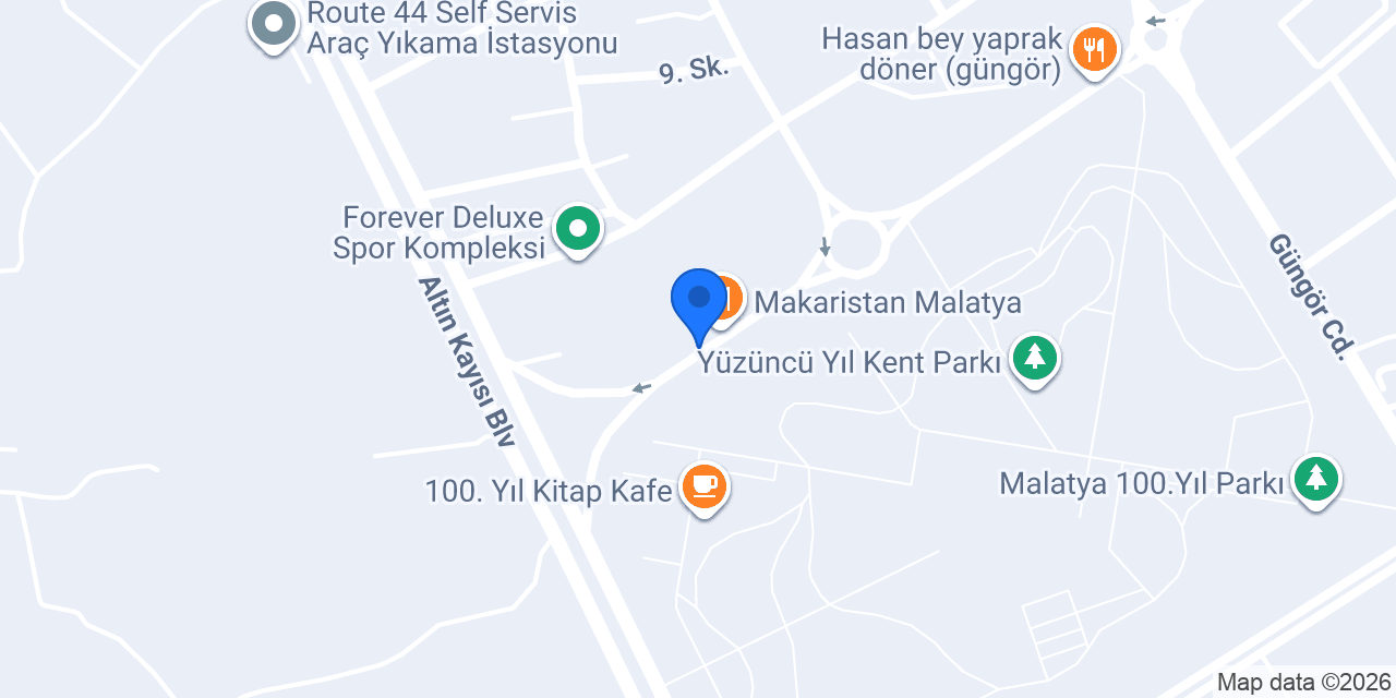 NARÇİÇEĞİM RESTORANT 100.yıl konumu