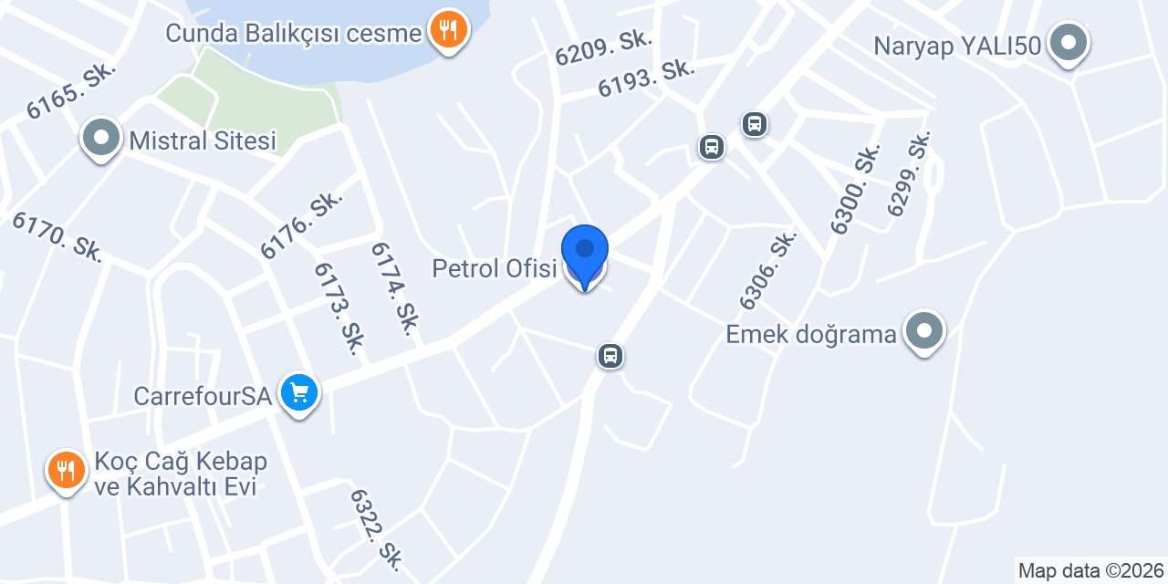 Petrol Ofisi konumu