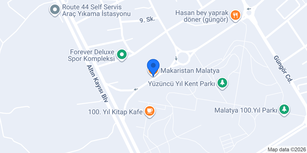 Makaristan Malatya konumu