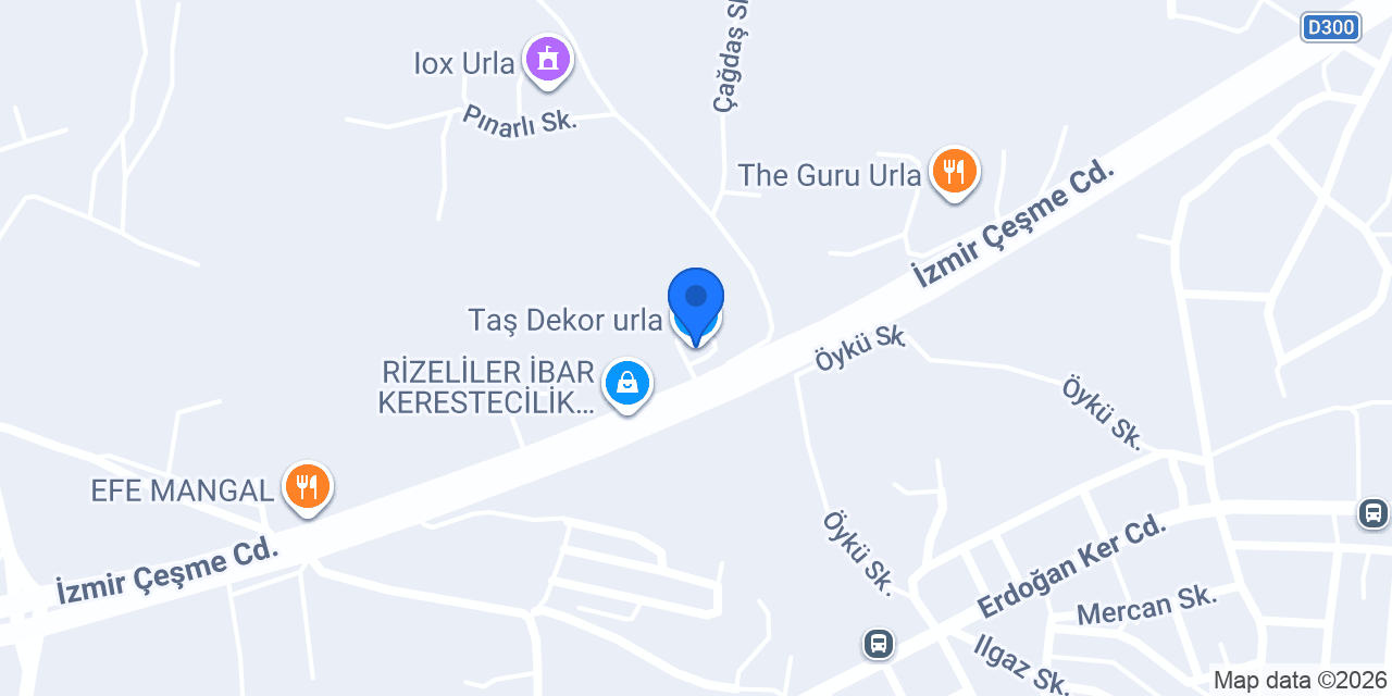 Taş Dekor urla konumu