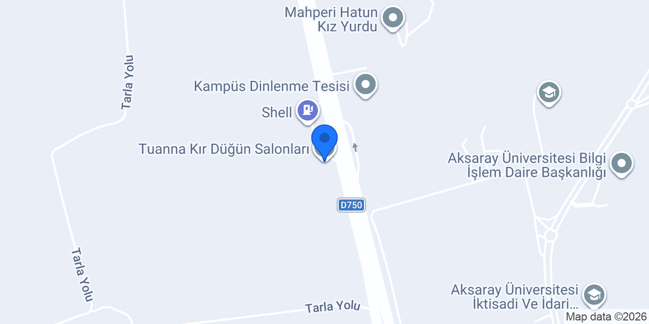 Tuanna Kır Düğün Salonları konumu