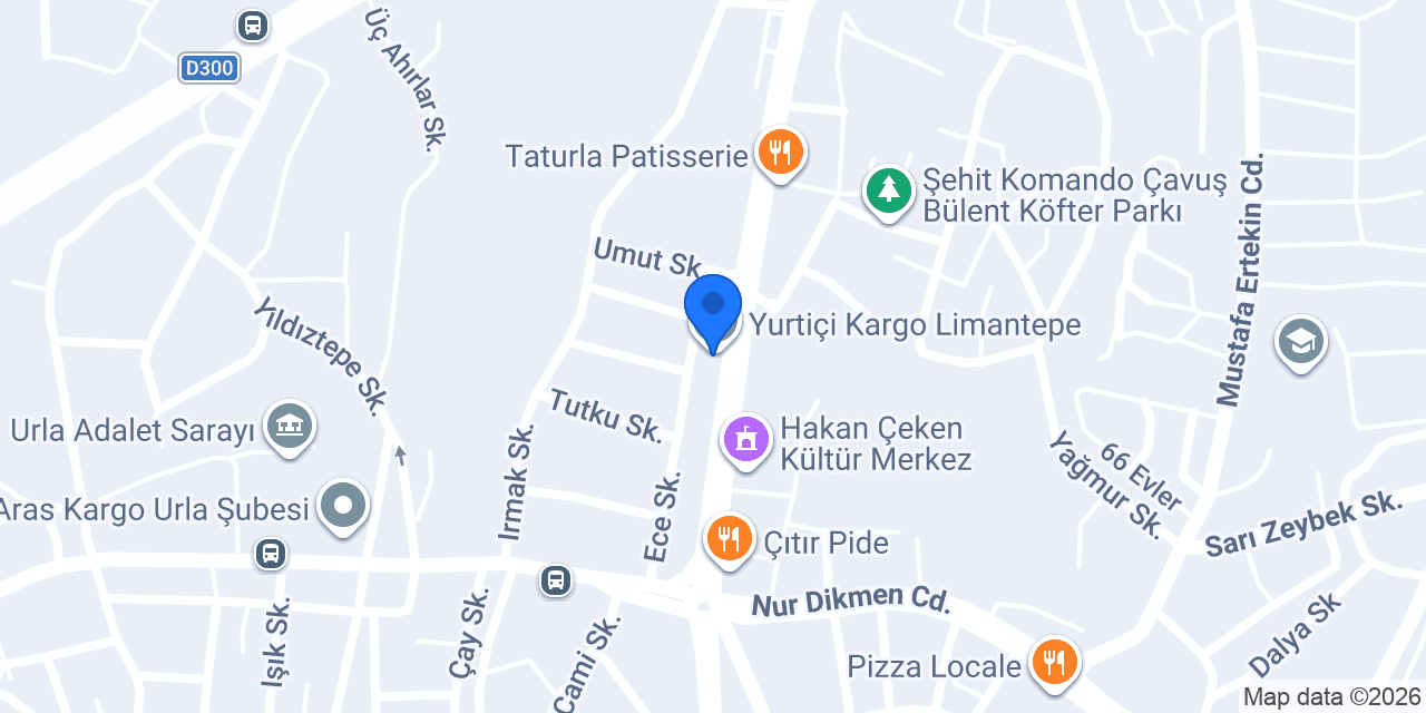 URLA 2. NOTERLİĞİ konumu